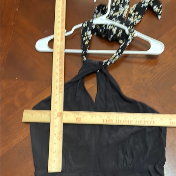 Anthropologie scotch & Soda Black Jumpsuit with Patterned Tie - Picture 5 of 16